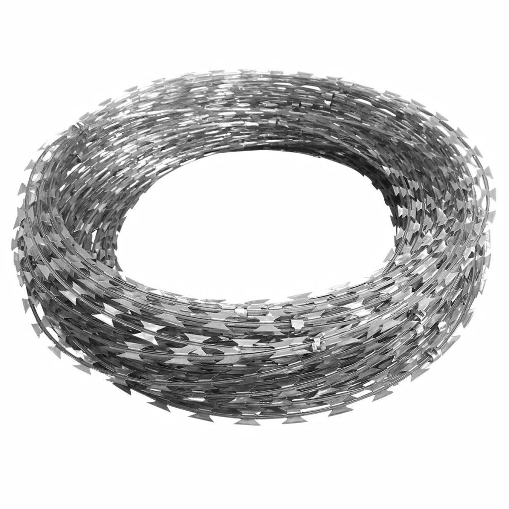 BTO-22 Clipped Concertina NATO Razor Wire Galvanised Steel 150 m
